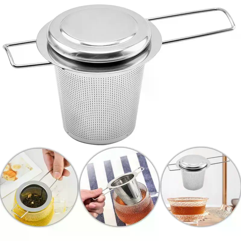 Coffee Leaves Tea - Stainless Steel Mesh Tea Infuser With