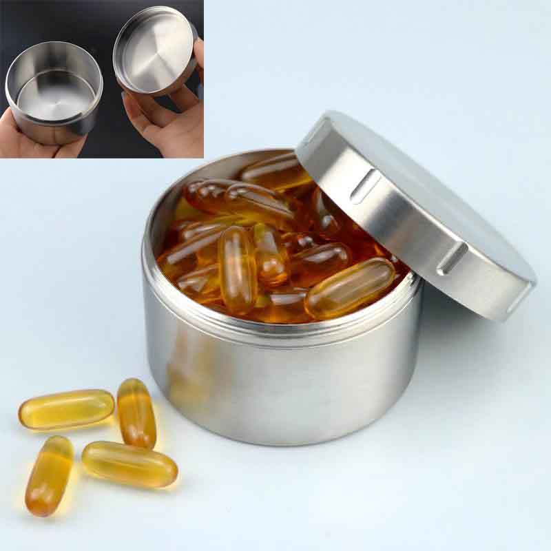 Coffee Tea Drawer Organizer - Titanium Alloy Big Capacity Pill Tank