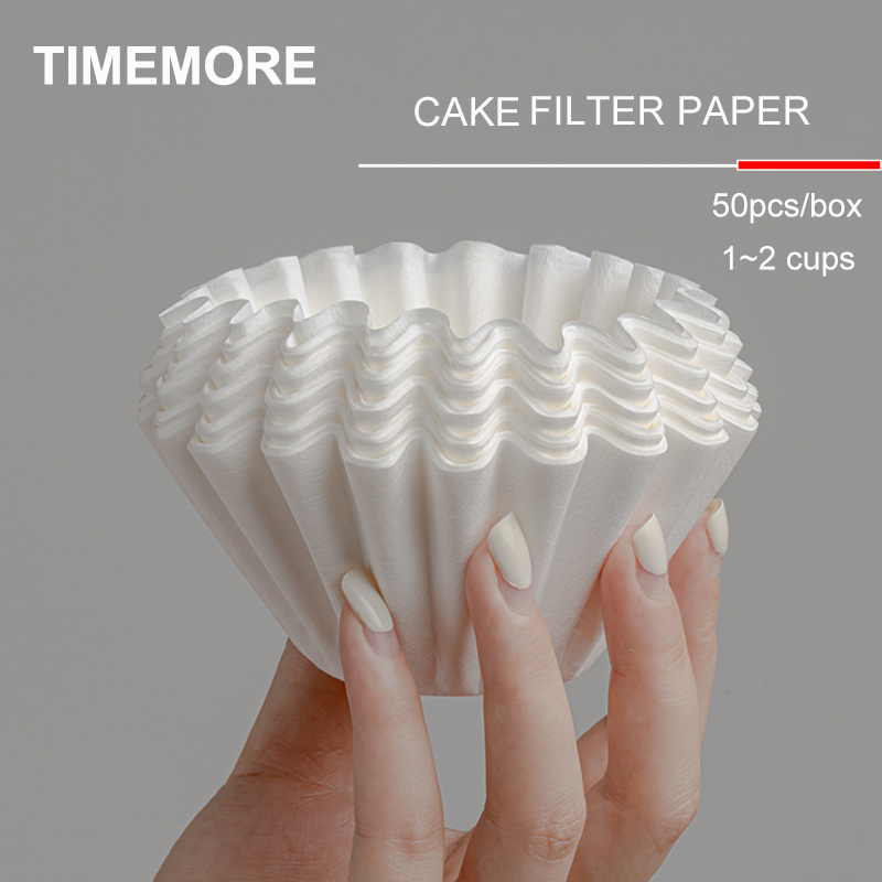 Coffee Tea Paper Cups - TIMEMORE Cake Coffee Filter Papers, 155