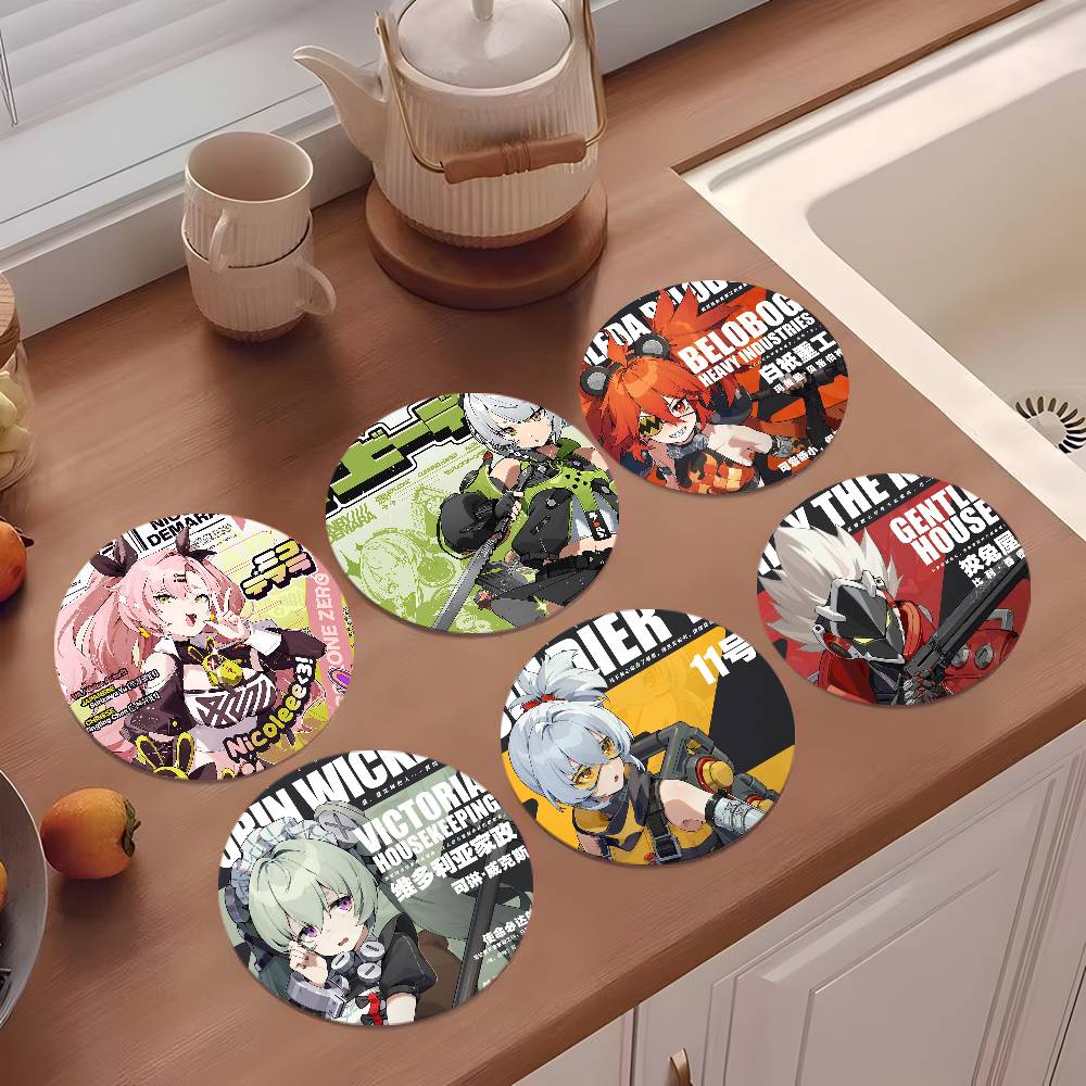 Coffee Tea Zone - Anime Game Zenless Zone Zero Coasters