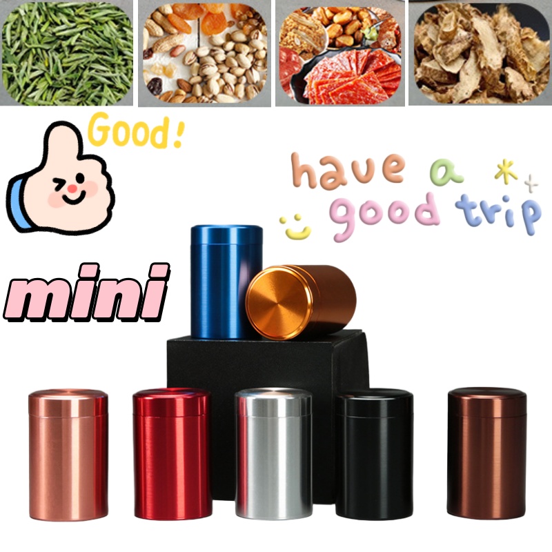 Mini Airtight Smell Proof Cont - Coffee Tea Containers ulasan dan harga