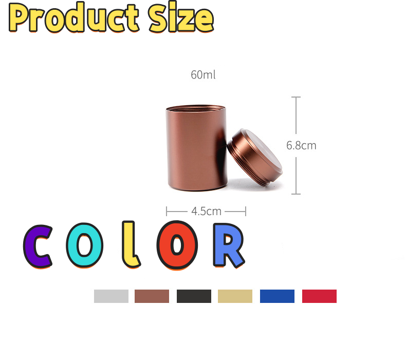 Mini Airtight Smell Proof Cont - Coffee Tea Containers ulasan dan harga