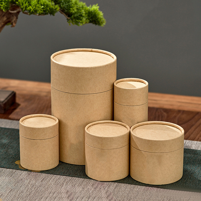 1PCS New Kraft Paperboard Tube - Coffee Tea Containers ulasan dan harga