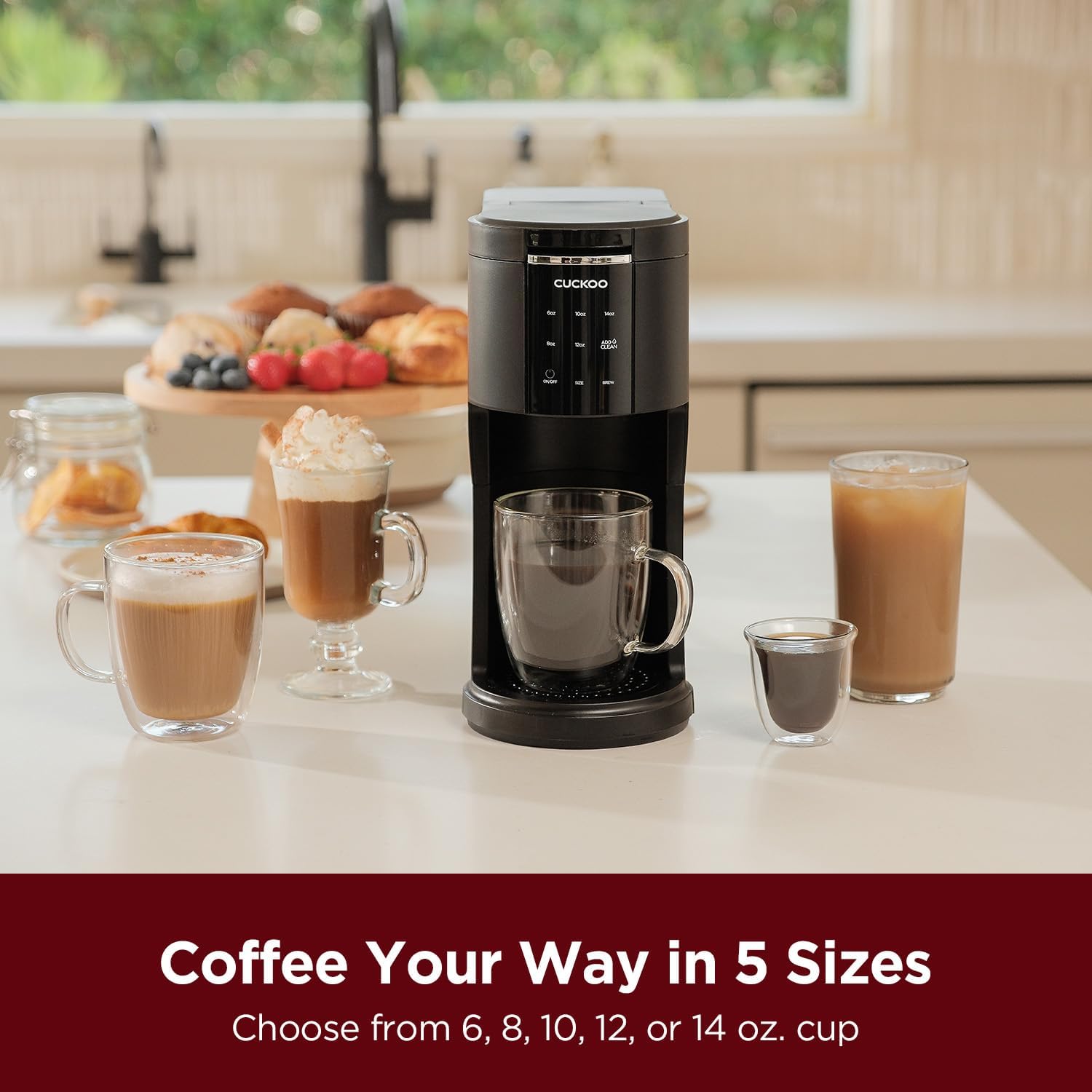 Single Serve Coffee Maker for  - Coffee Tea Bean Leaf ulasan dan harga