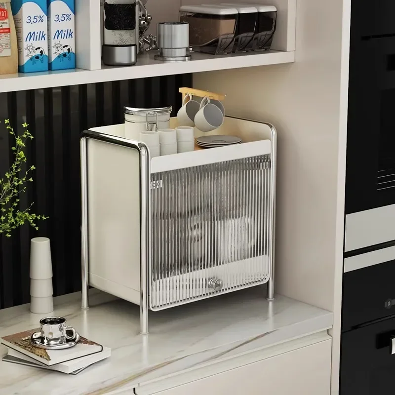 Desktop Organizer Storage Cabi - Coffee Tea Drawer Organizer ulasan dan harga