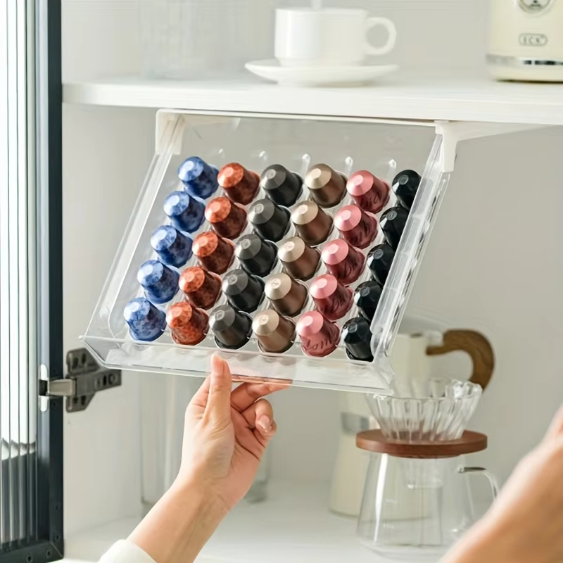 Space-Saving Coffee Capsule &  - Coffee Tea Drawer Organizer ulasan dan harga