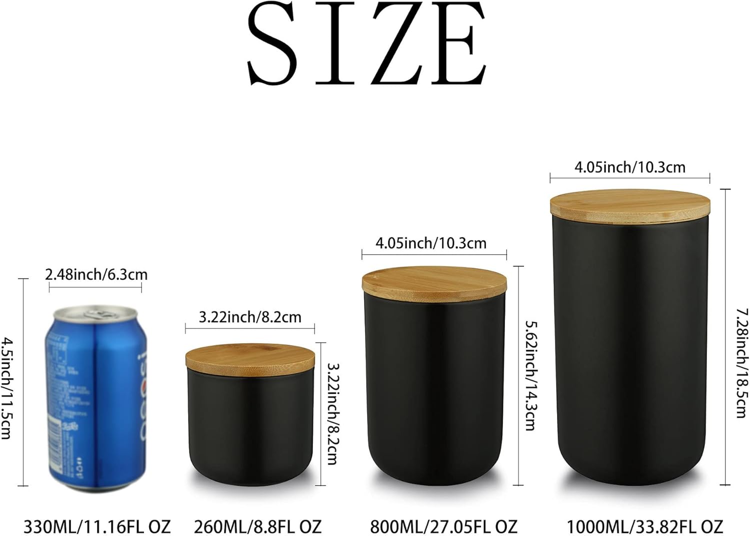 Ceramic Food Storage Jar with  - Coffee Tea Jars ulasan dan harga