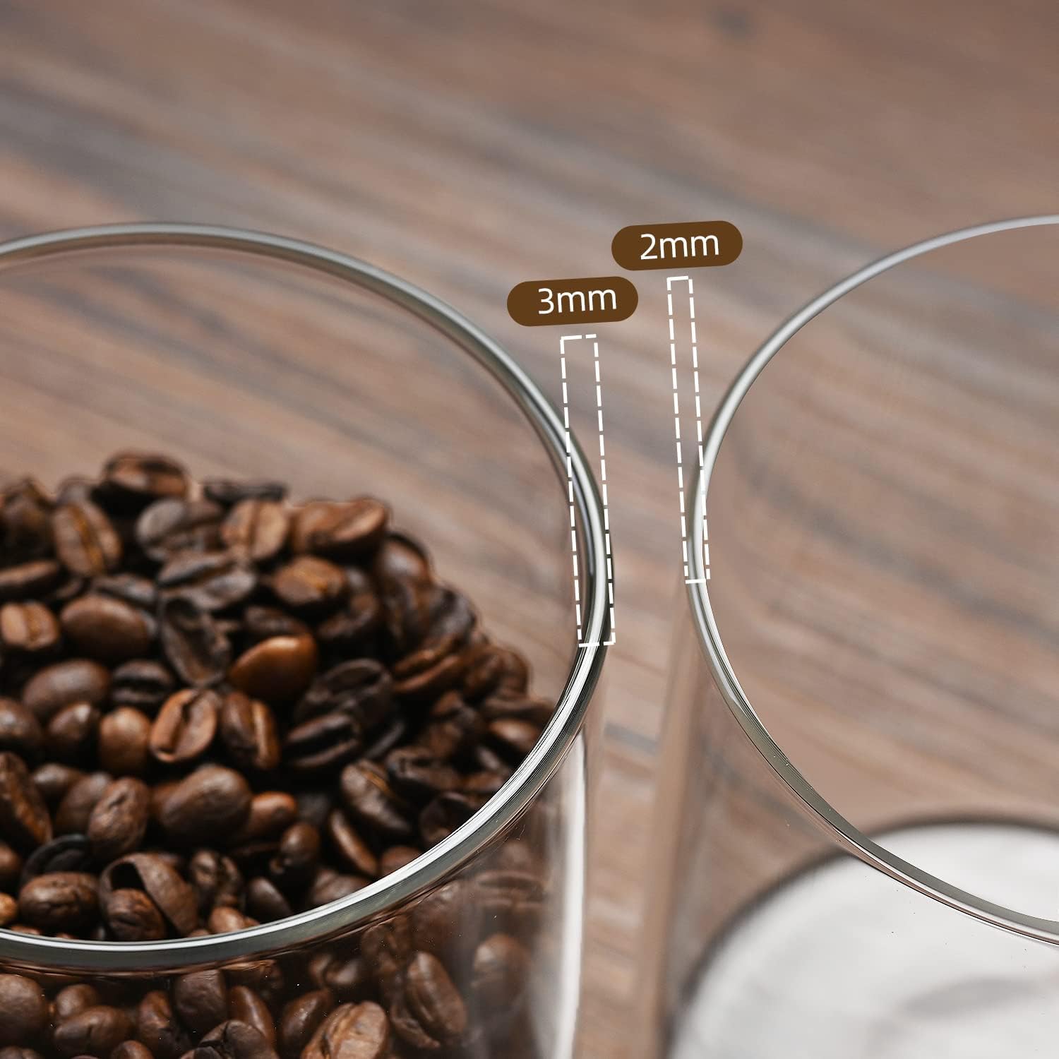 umieo Glass Food Storage Conta - Coffee Tea Containers ulasan dan harga