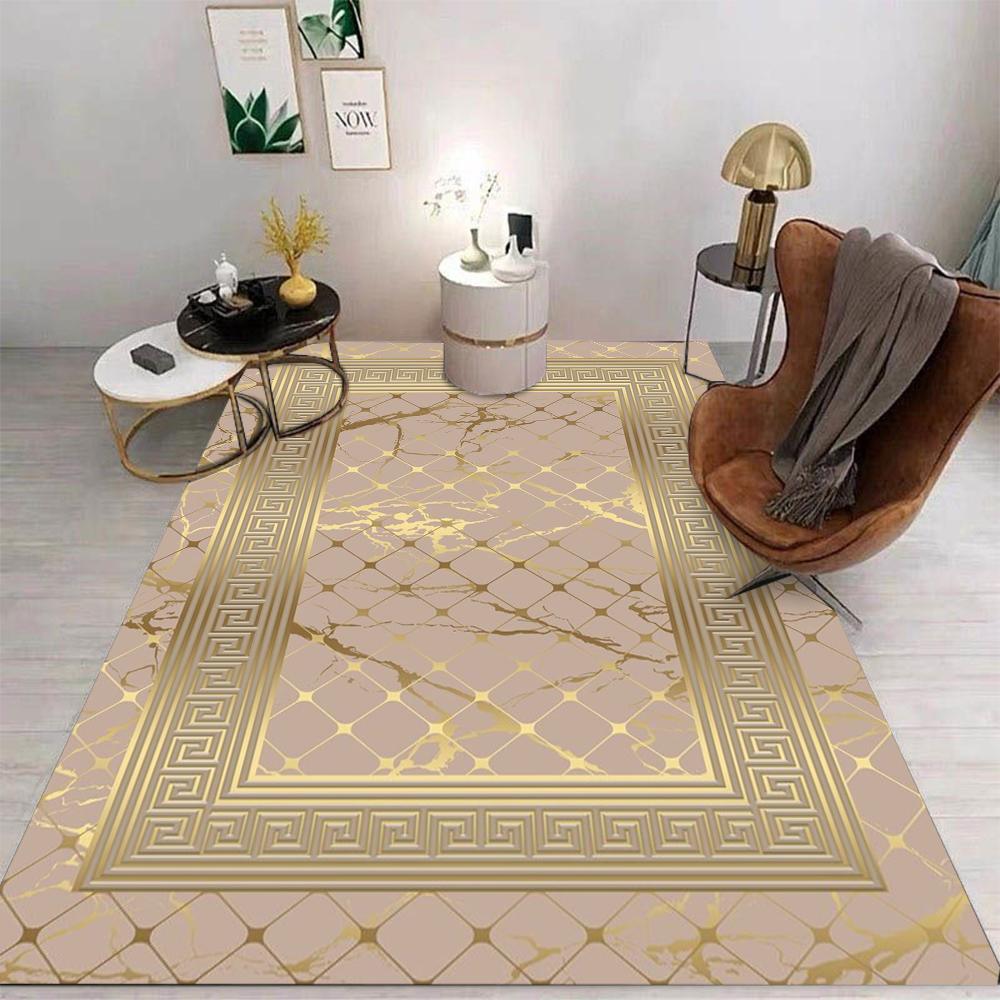 Modern Golden Luxury Carpet La - Coffee Tea Lounge ulasan dan harga