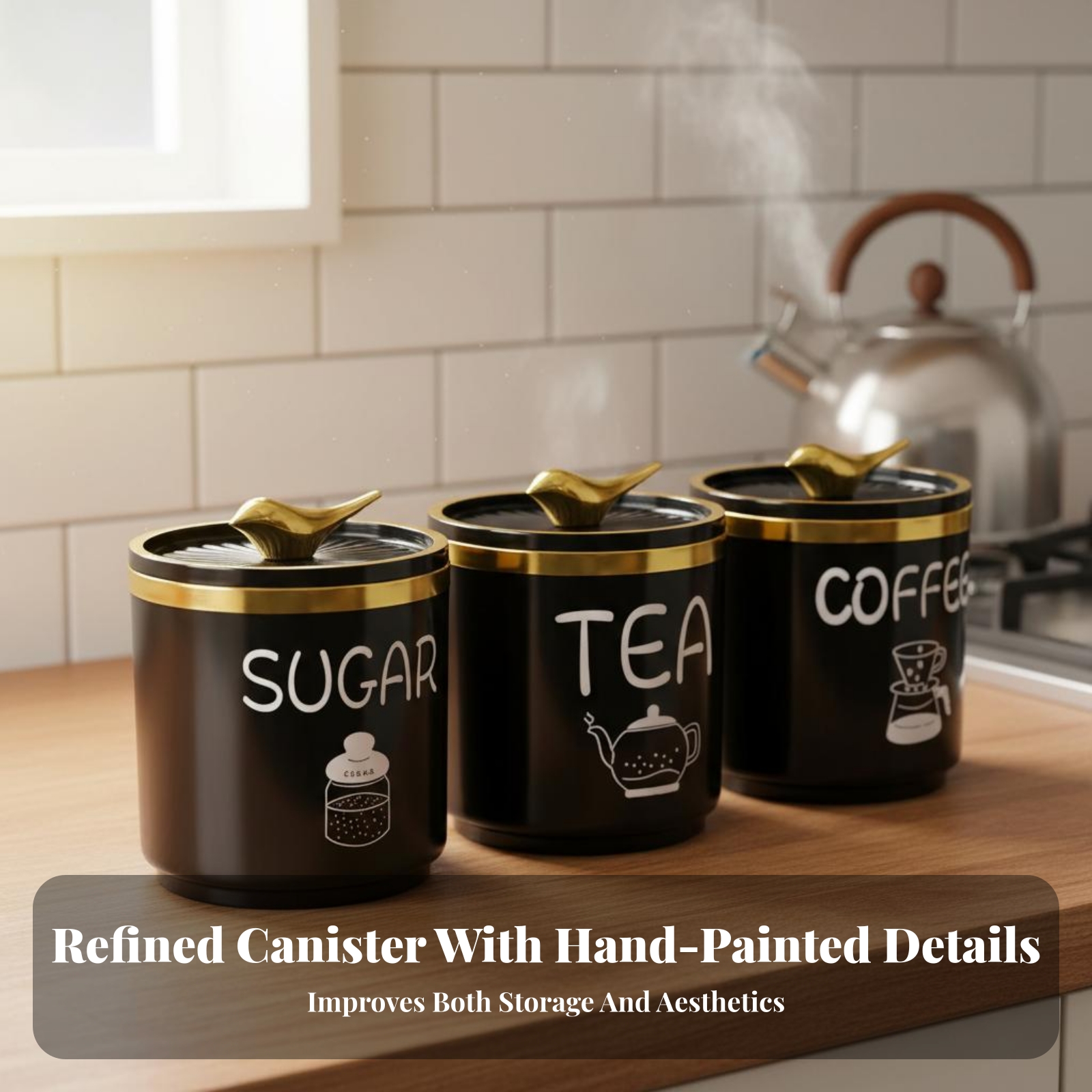 Airtight Food Container Moistu - Coffee Tea Containers ulasan dan harga