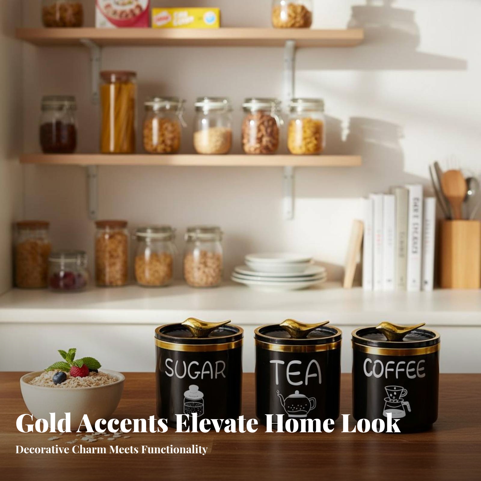 Airtight Food Container Moistu - Coffee Tea Containers ulasan dan harga