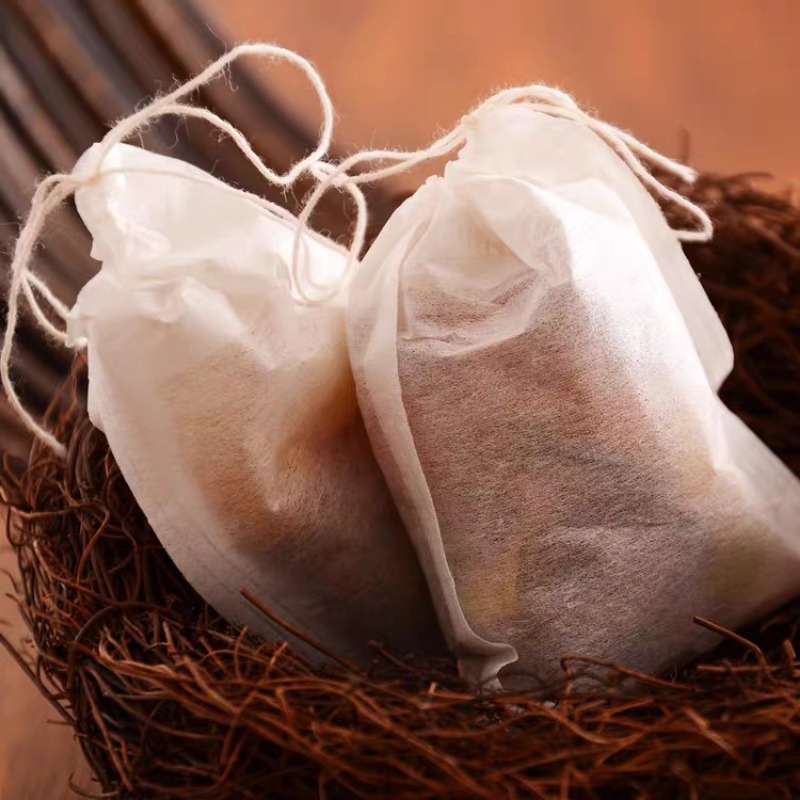 100/500x Cloth Tea Bags with D - Coffee Tea Bean Leaf ulasan dan harga