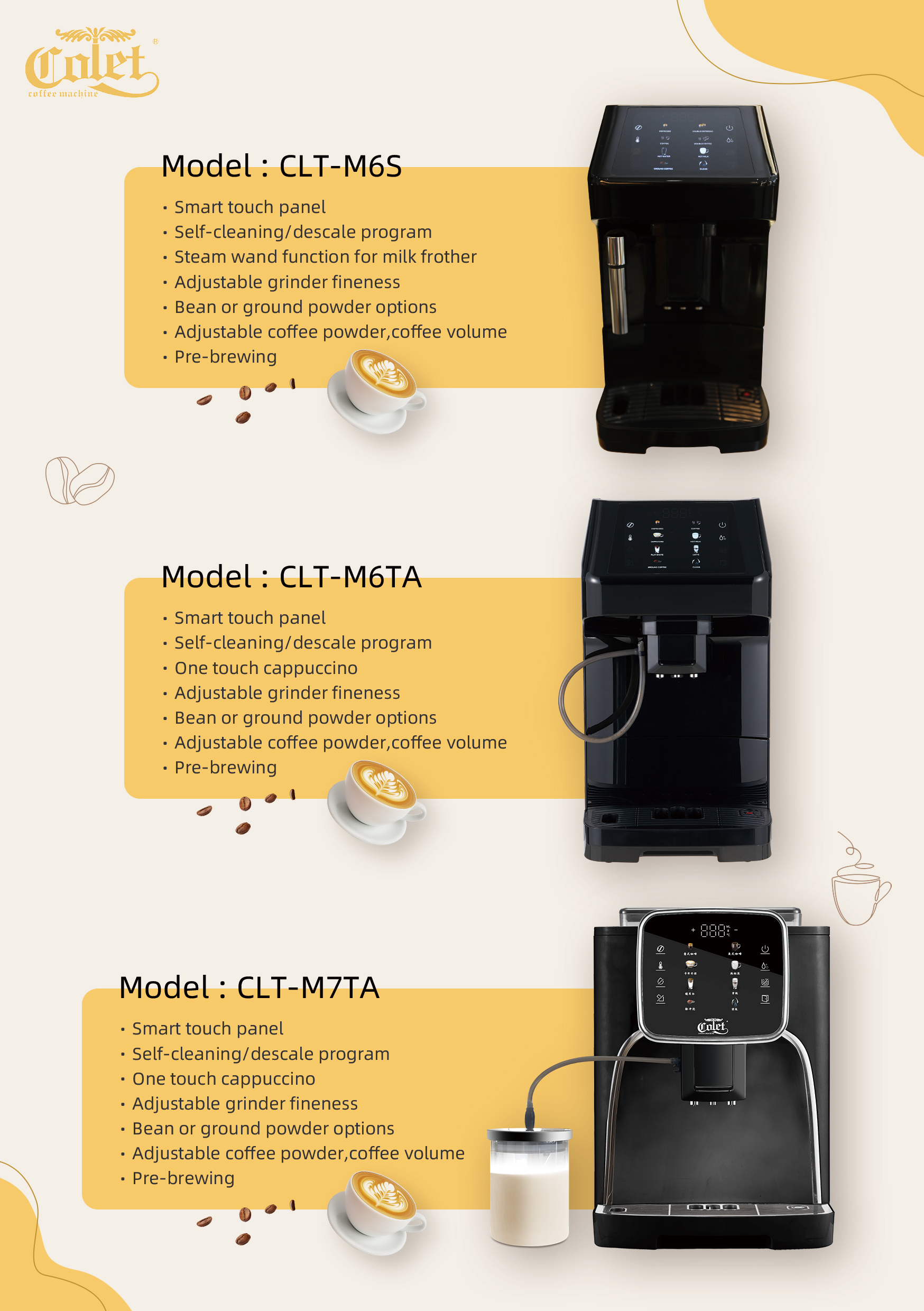 Bean to Cup Powder Brewing Mil - Coffee Bean & Tea Menu ulasan dan harga