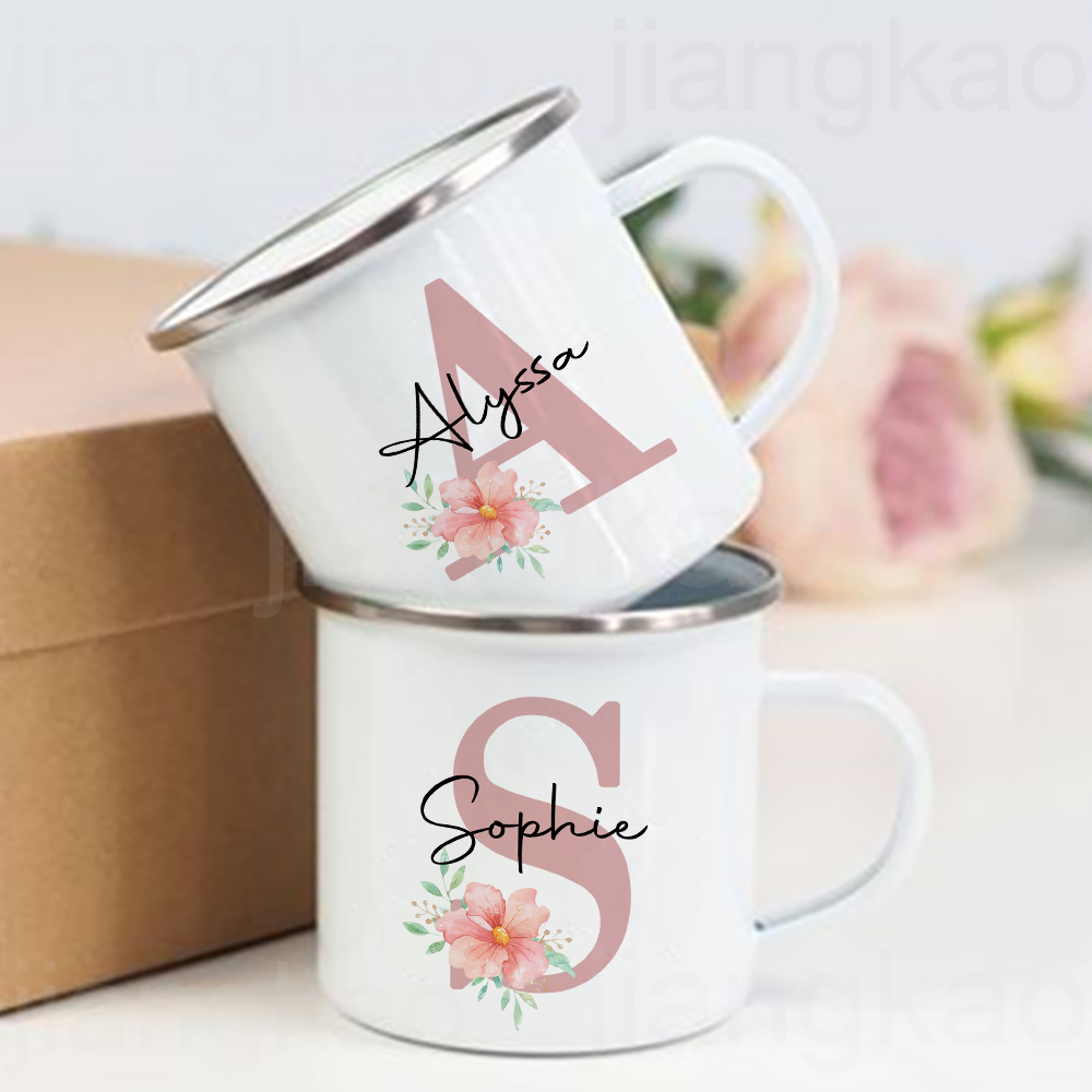 Personalized Mug Initial with  - Coffee Tea Name ulasan dan harga