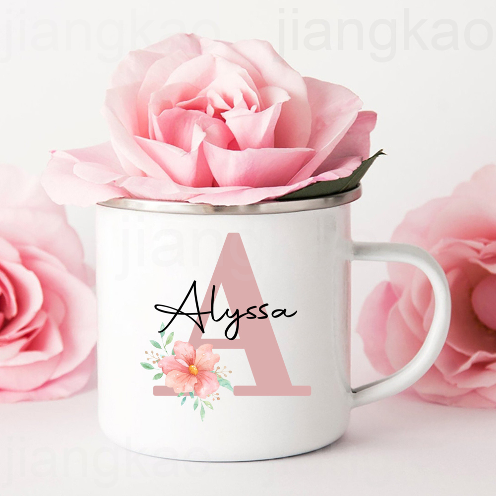 Personalized Mug Initial with  - Coffee Tea Name ulasan dan harga