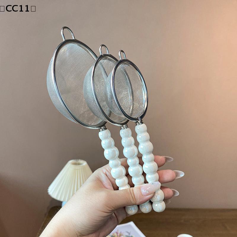 Tea Strainer With Pearl Cerami - Coffee Leaves Tea ulasan dan harga