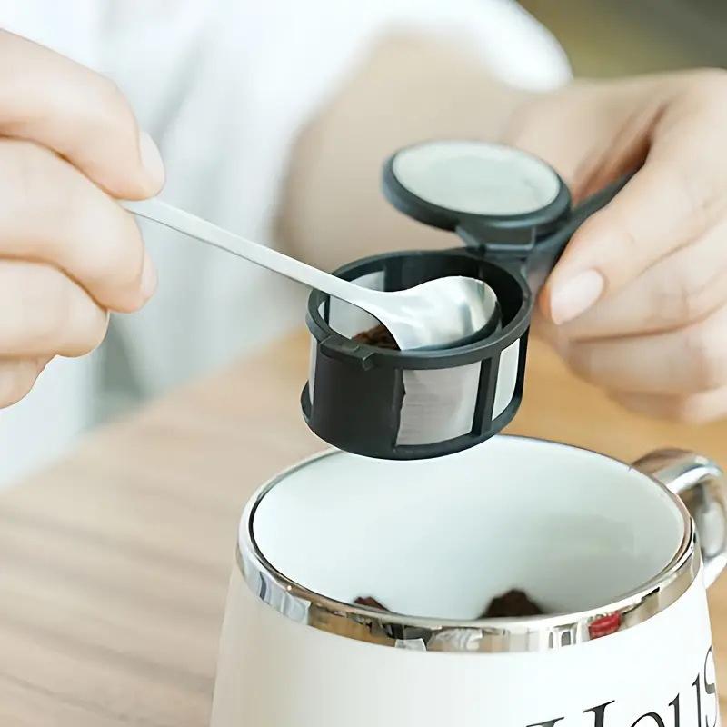 Coffee Filter Spoon Reusable C - Coffee Leaves Tea ulasan dan harga
