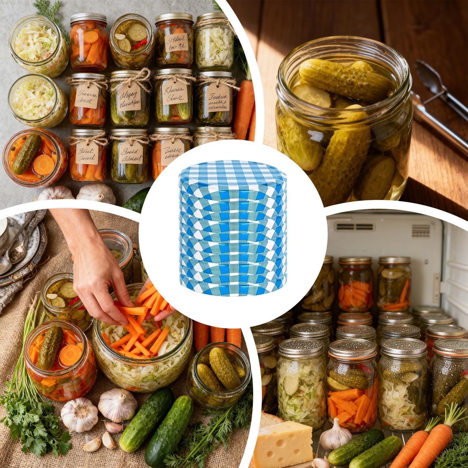 Canning Jar Lids 50 Piece Leak - Coffee Tea Jars ulasan dan harga