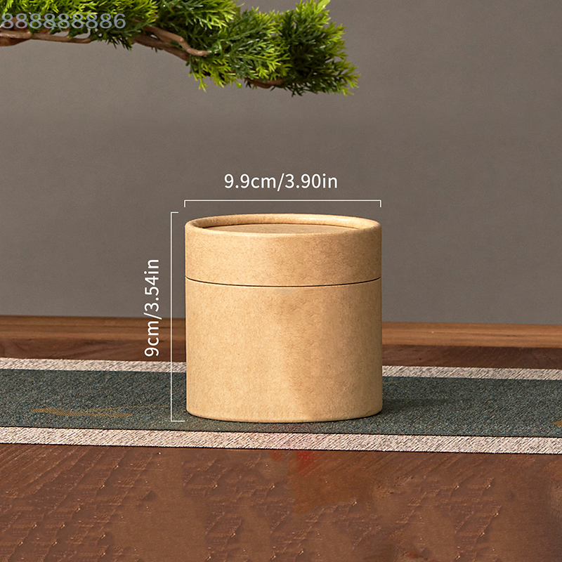 1PCS round Kraft Paperboard Tu - Coffee Tea Containers ulasan dan harga