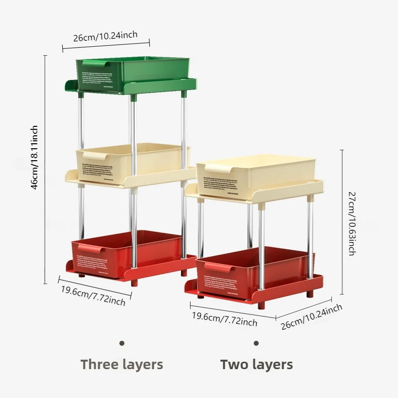 2/3Layer Tea Bag Storage Box O - Coffee Tea Drawer Organizer ulasan dan harga
