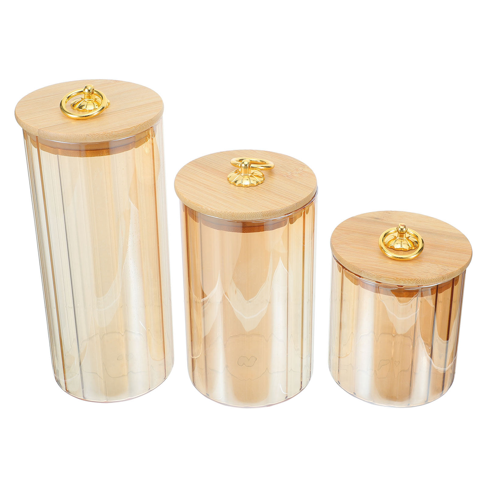 3Pcs Airtight Glass Storage Ja - Coffee Tea Containers ulasan dan harga