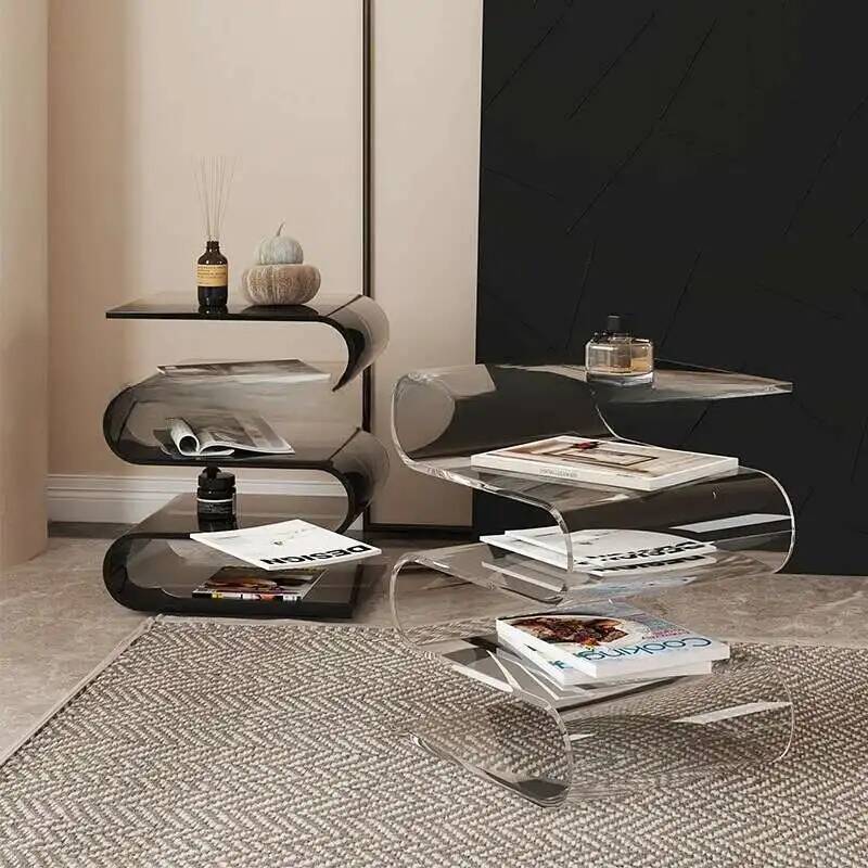 Acrylic tea table modern coffe - Coffee Tea Lounge ulasan dan harga