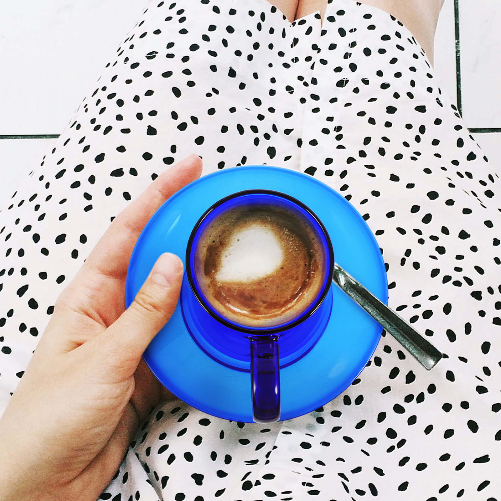 1Set Retro Glass Coffee Cup an - Water Tea And Coffee ulasan dan harga