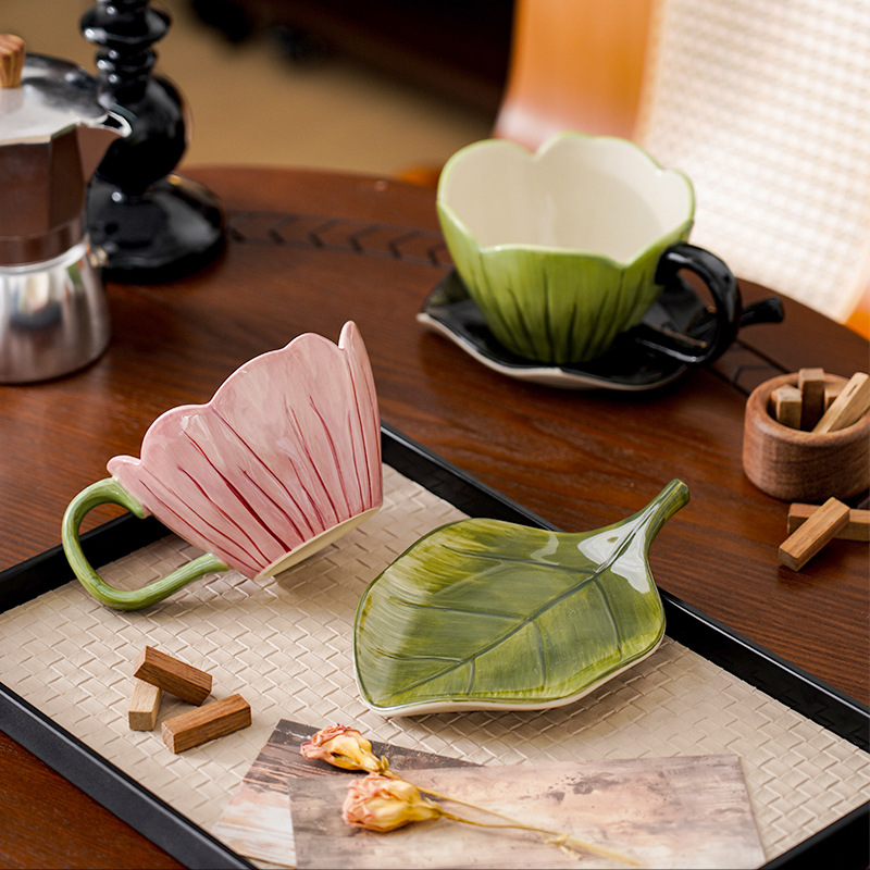 Irregular Hand-painted Coffee  - Coffee Leaves Tea ulasan dan harga