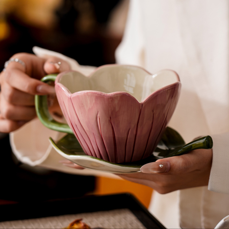 Irregular Hand-painted Coffee  - Coffee Leaves Tea ulasan dan harga