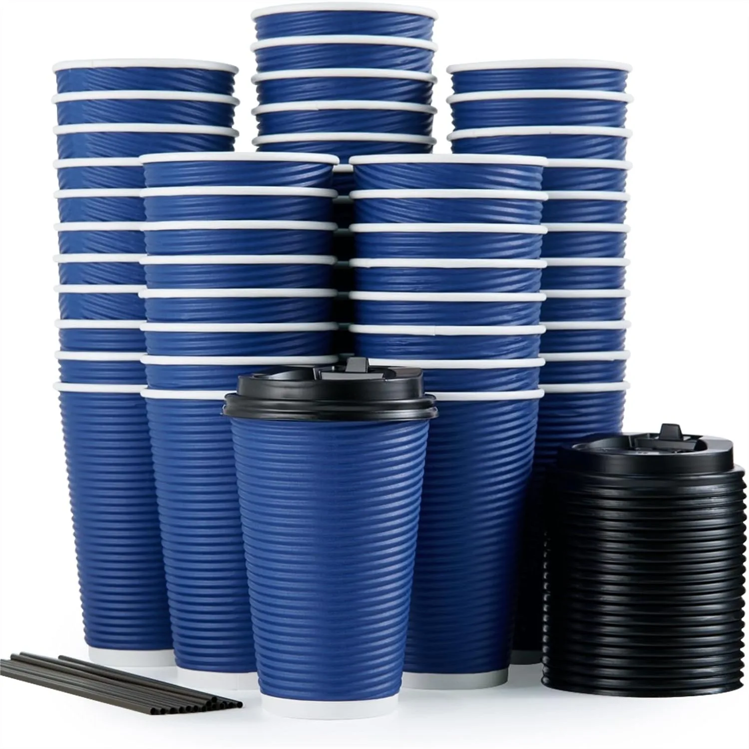 80 Pack 16 oz Disposable Insul - Coffee Tea Paper Cups ulasan dan harga