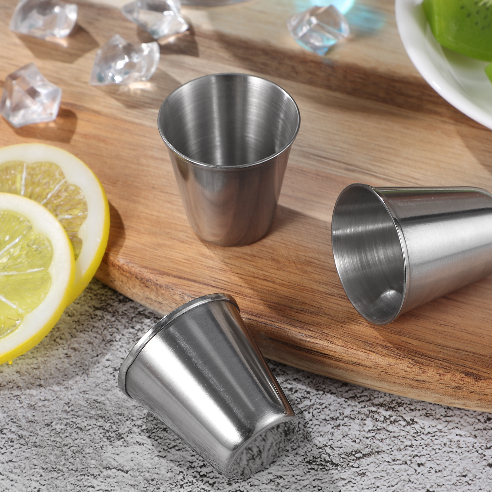 12pcs Stainless Steel Shot Cup - Coffee Tea Vodka ulasan dan harga