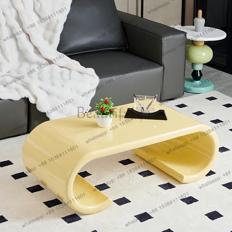 Solid Wood Modern Coffee Table - Coffee Tea Lounge ulasan dan harga