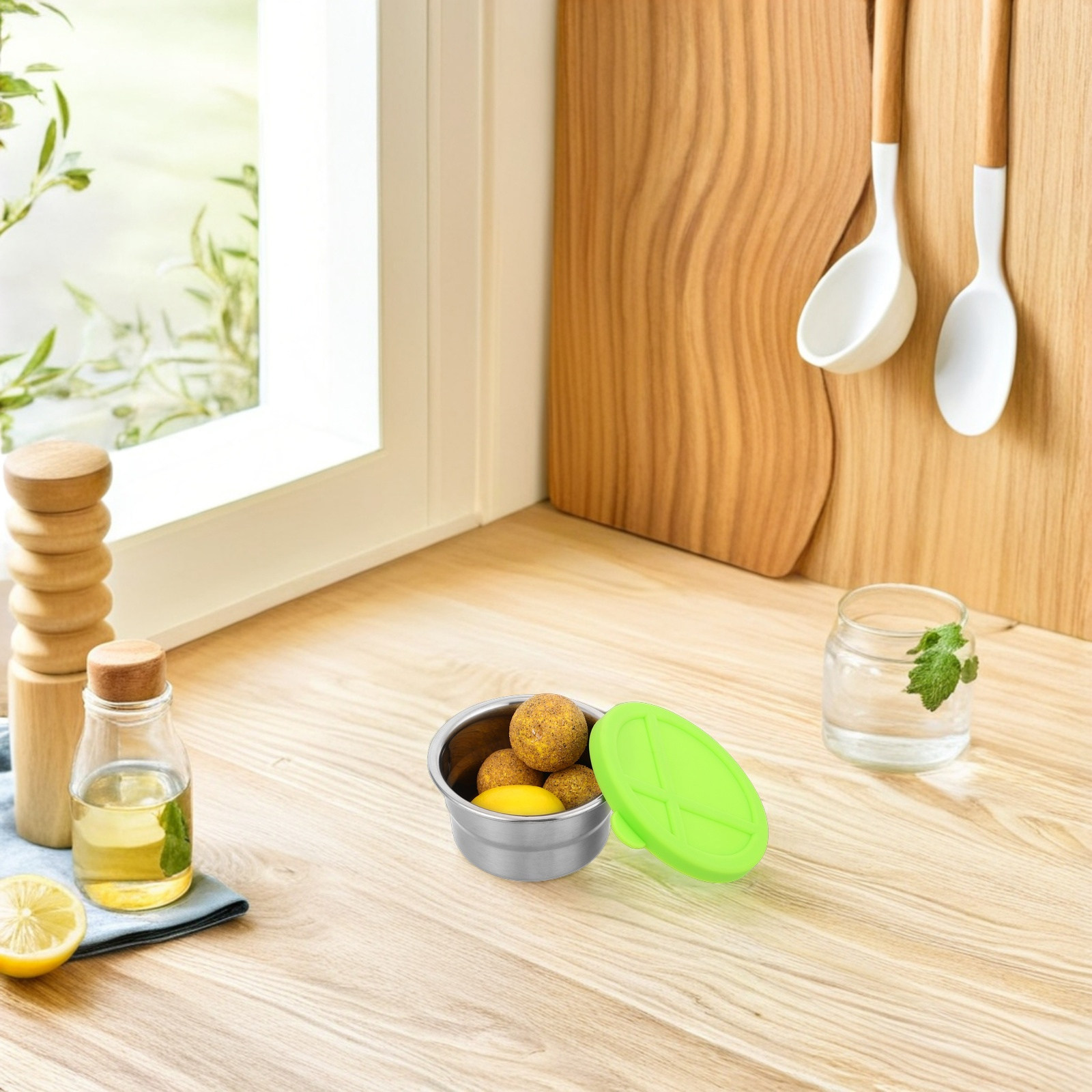 Stainless Steel Food Storage C - Coffee Tea Containers ulasan dan harga