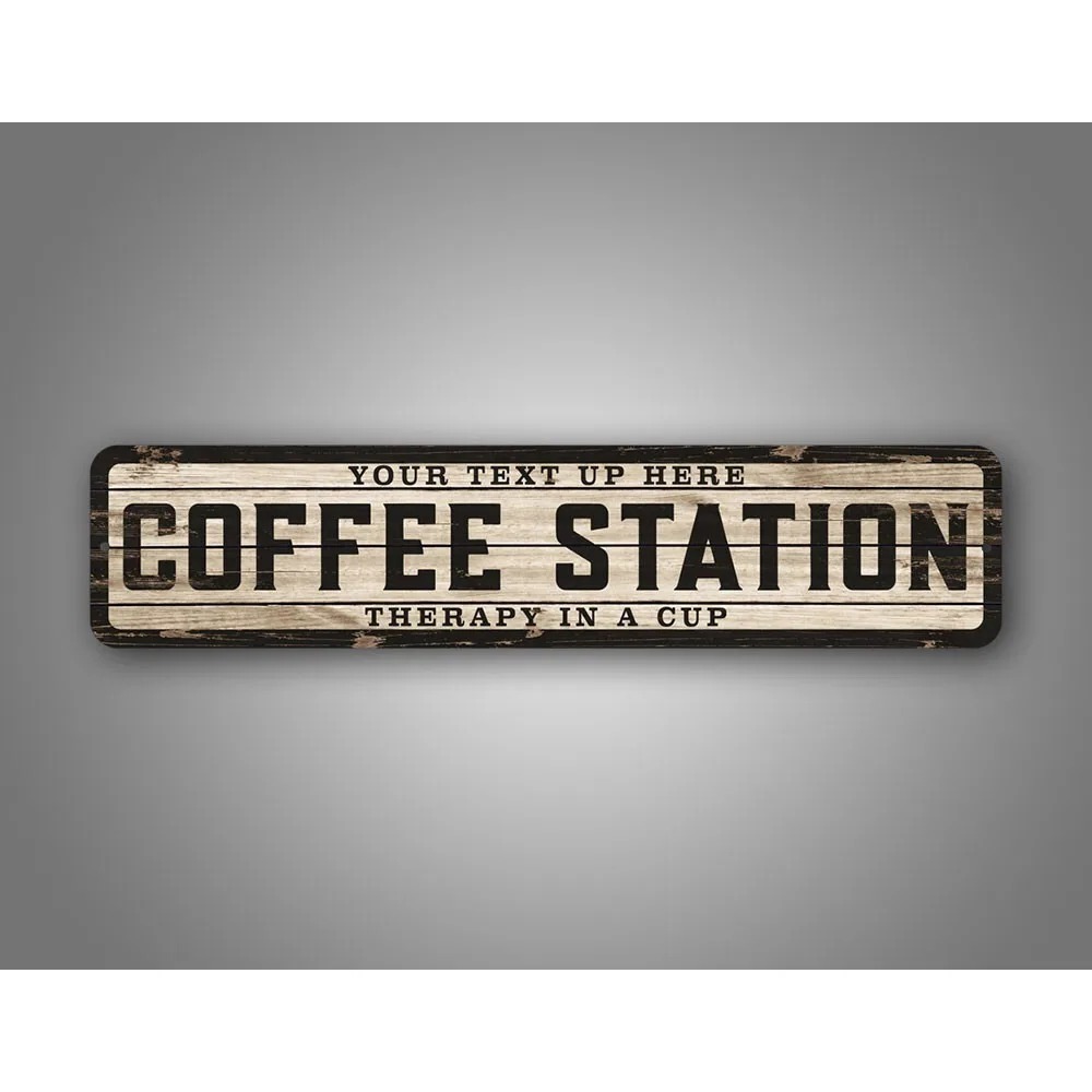 Custom Text Logo Weathered Woo - Coffee Tea Name ulasan dan harga