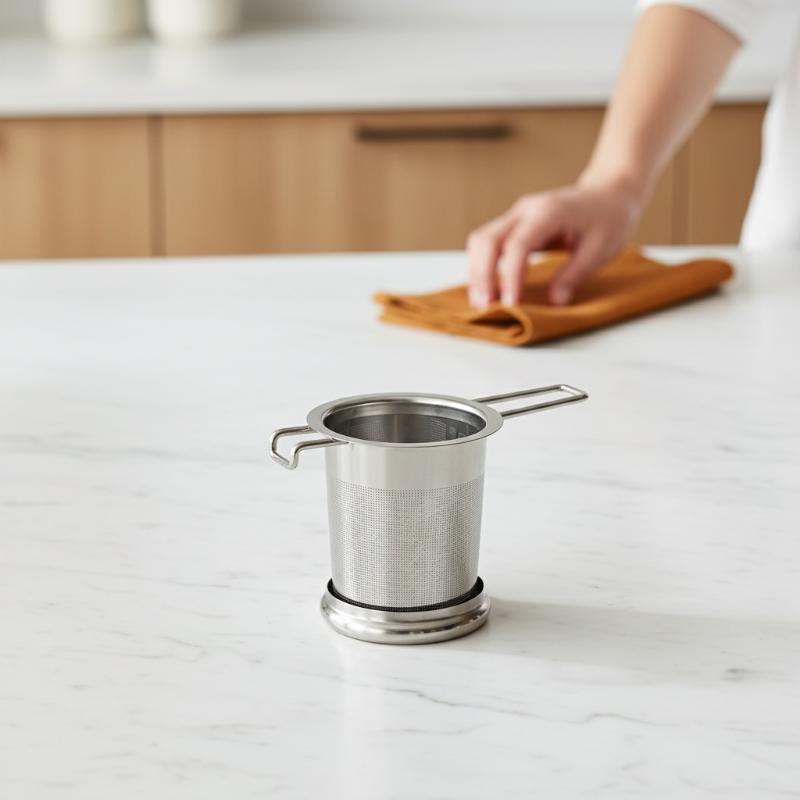Stainless Steel Loose Leaf Tea - Coffee Leaves Tea ulasan dan harga