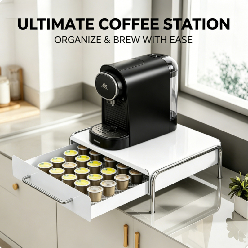 Space Saving Coffee Capsule Po - Coffee Tea Drawer Organizer ulasan dan harga