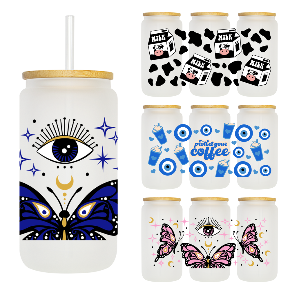 Evil Eyes Coffee And Milk 16OZ - Coffee Tea Name ulasan dan harga