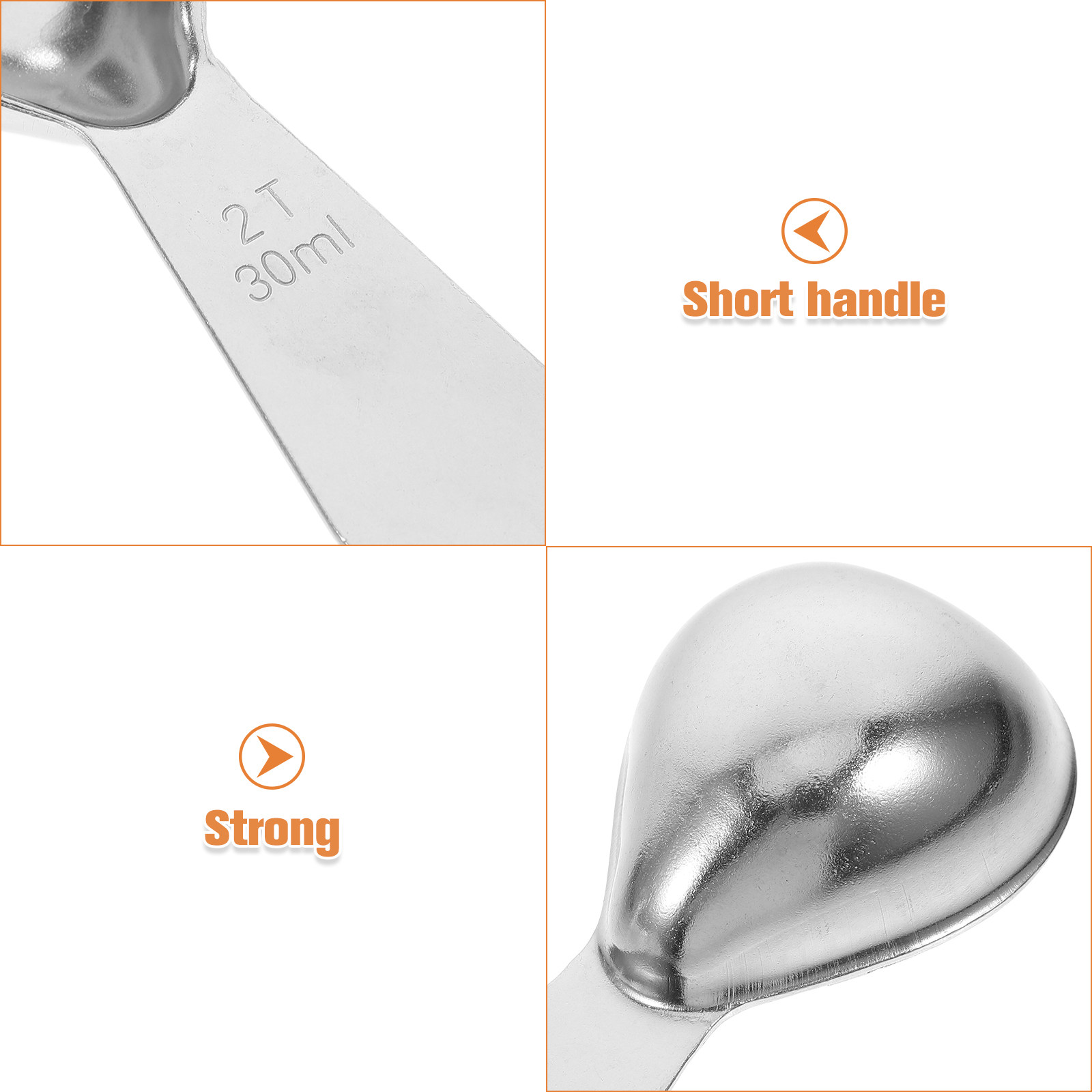 2Pcs Stainless Steel Coffee Me - Coffee Tea Bean Leaf ulasan dan harga