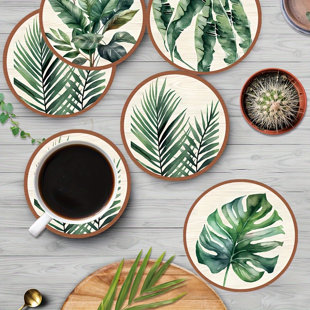 2D Flat 5pcs Tropical Plant gr - Coffee Leaves Tea ulasan dan harga