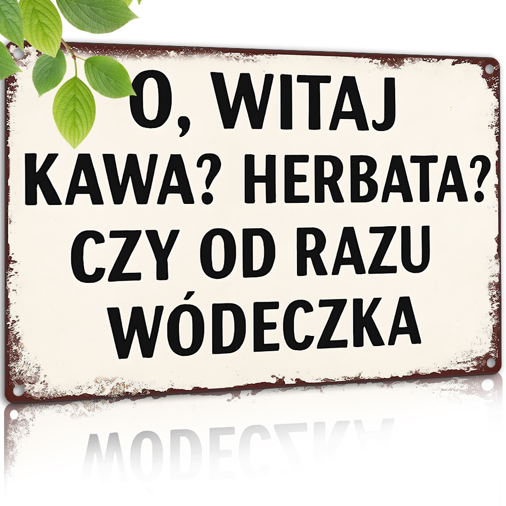 Polish Humor Aluminum Sign: 