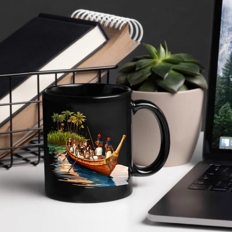 Ceramic mugs, black ancient Eg - Coffee Tea Near ulasan dan harga