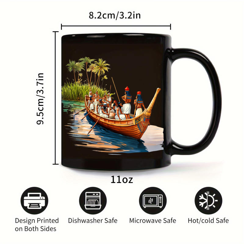 Ceramic mugs, black ancient Eg - Coffee Tea Near ulasan dan harga