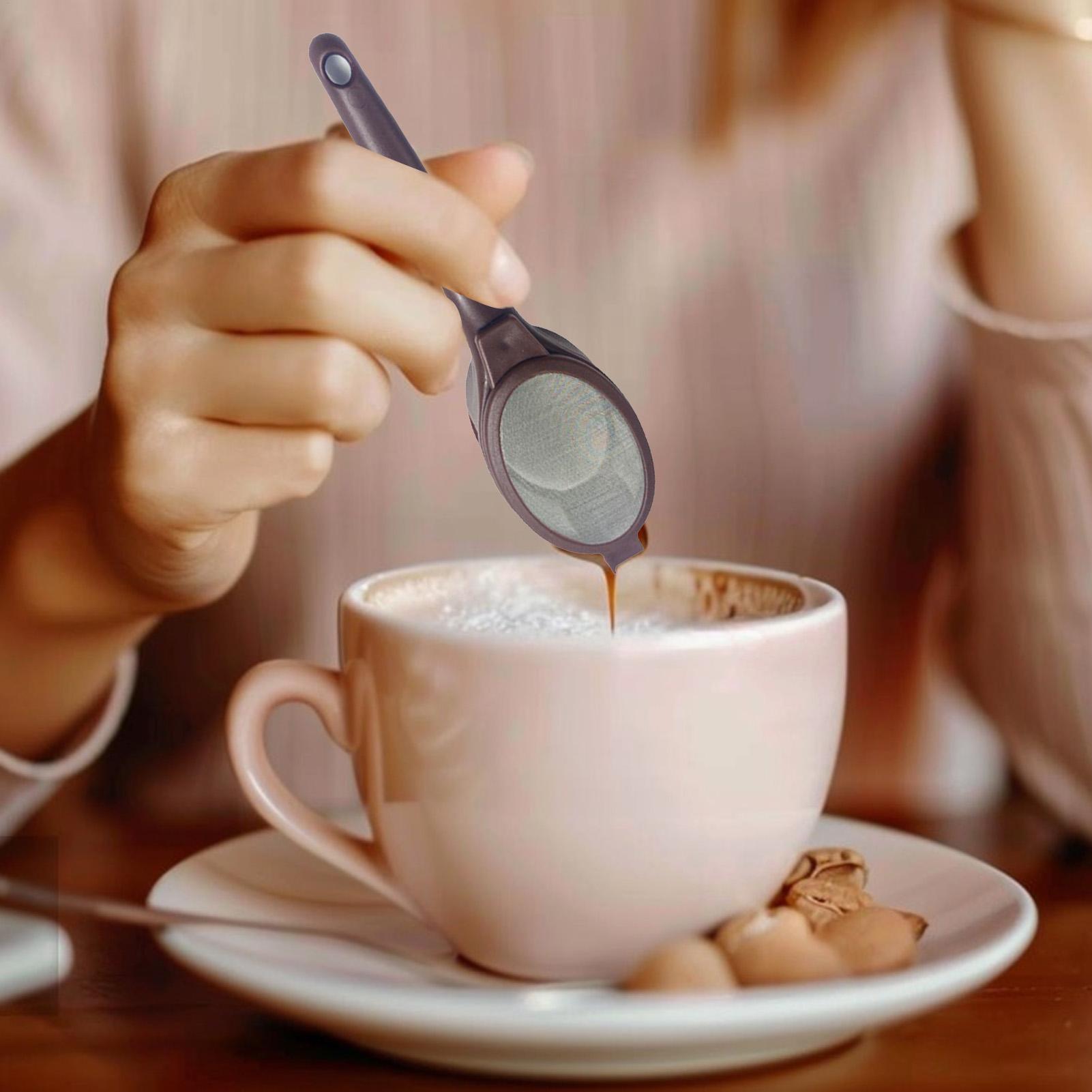 Coffee Filter Mesh Spoon Reusa - Coffee Leaves Tea ulasan dan harga
