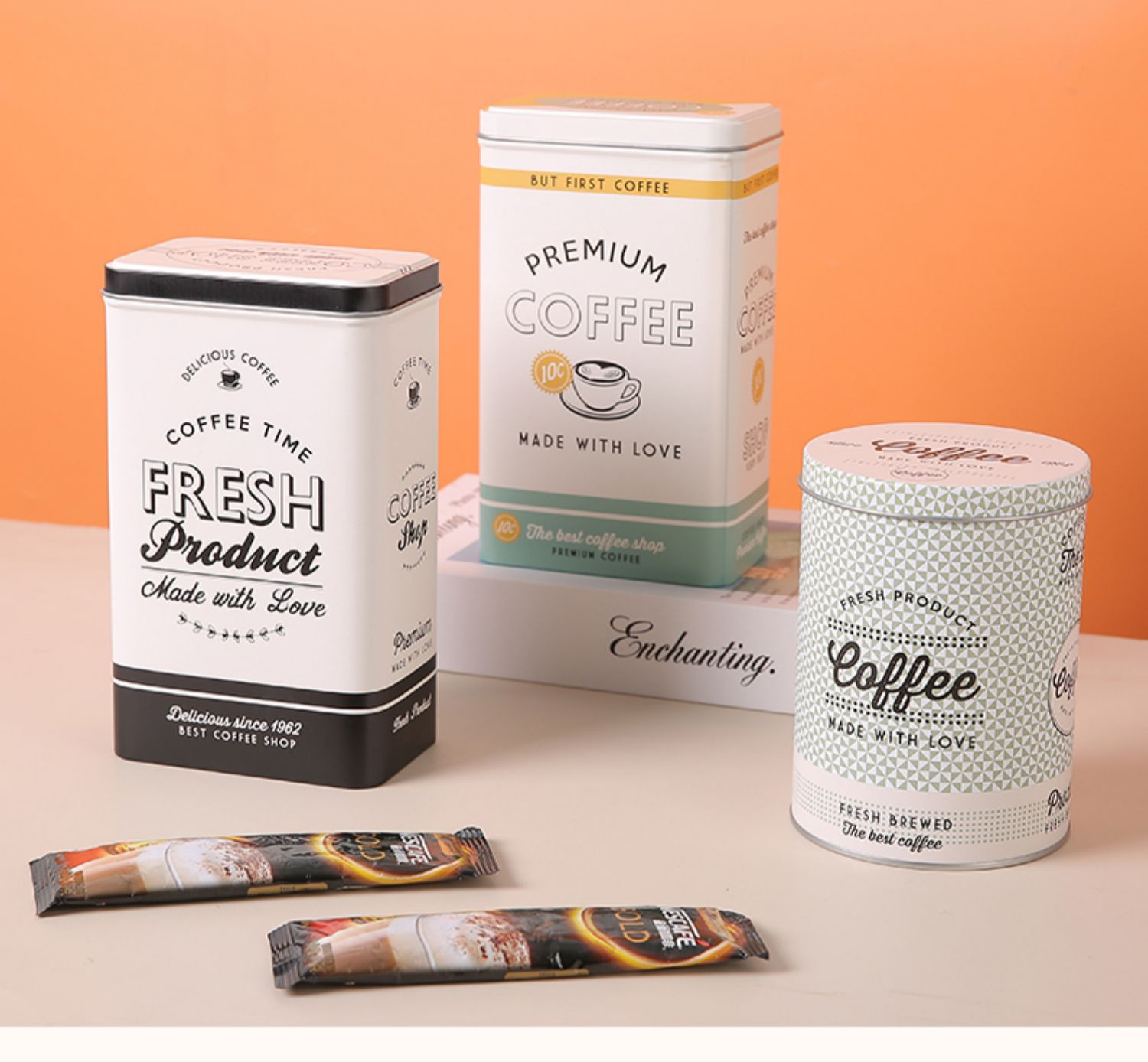 Retro American Square Coffee T - Coffee Tea Containers ulasan dan harga