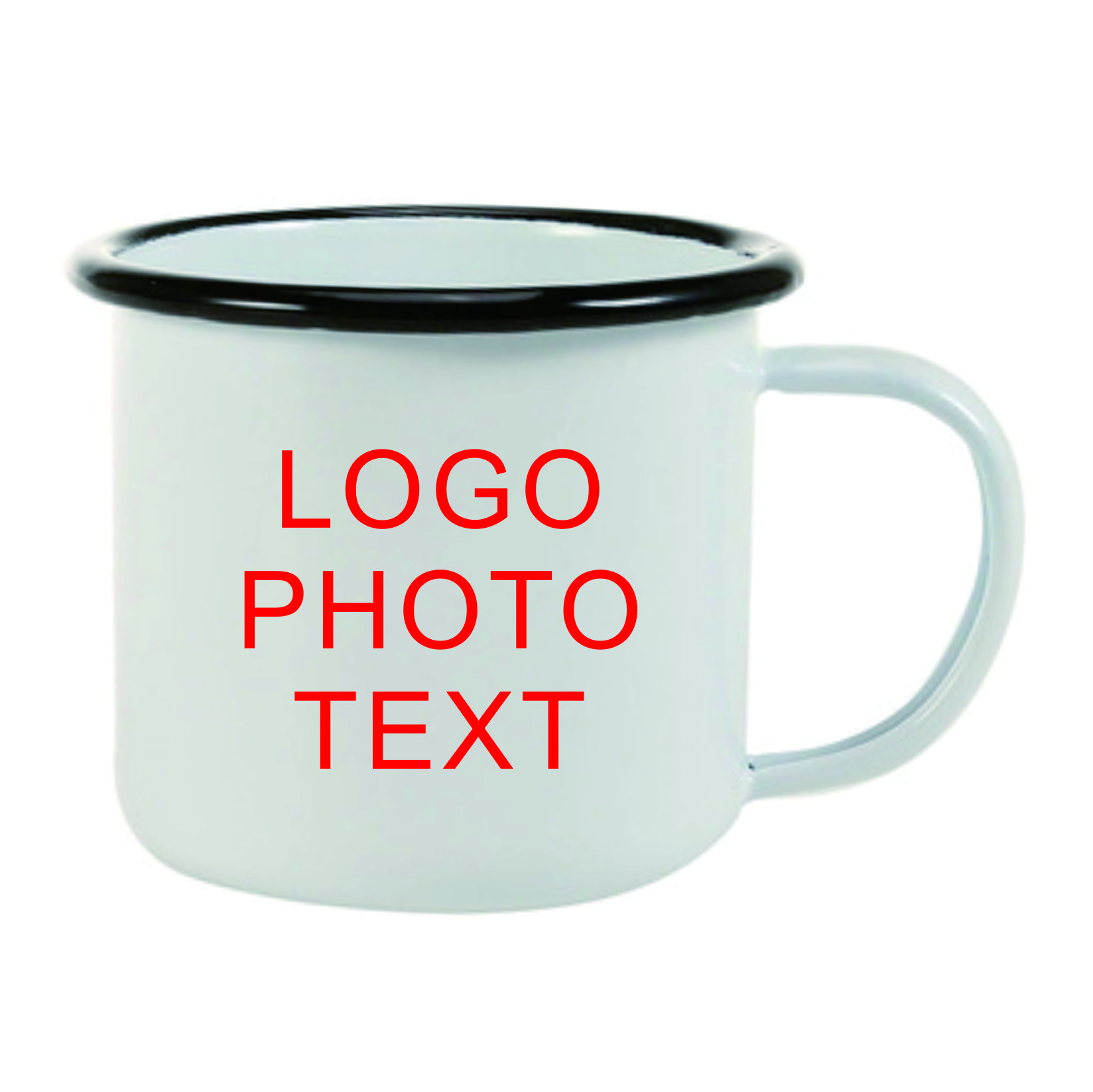 350ML Enamel Coffee Mug DIY LO - Coffee Tea Name ulasan dan harga