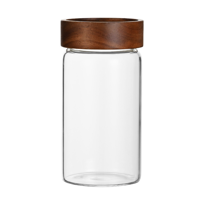 Glass Sealed Storage Jar With  - Coffee Tea Containers ulasan dan harga