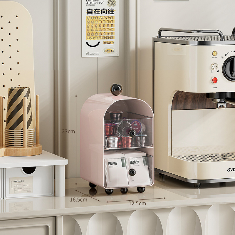 Creamy Coffee Capsule Organize - Coffee Tea Drawer Organizer ulasan dan harga