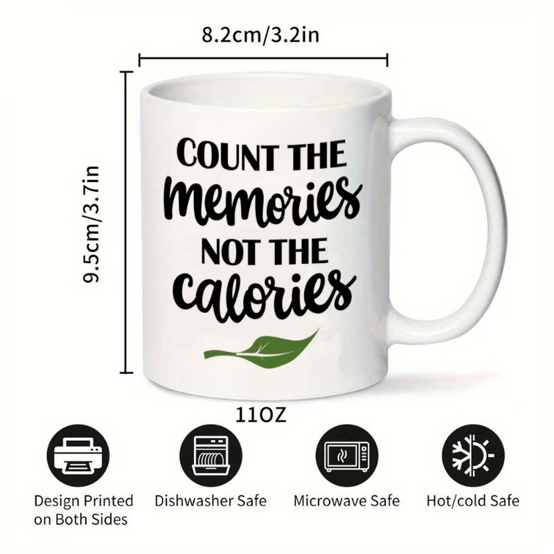 1 Large 11oz White Ceramic Cof - Coffee Tea Weight Loss ulasan dan harga