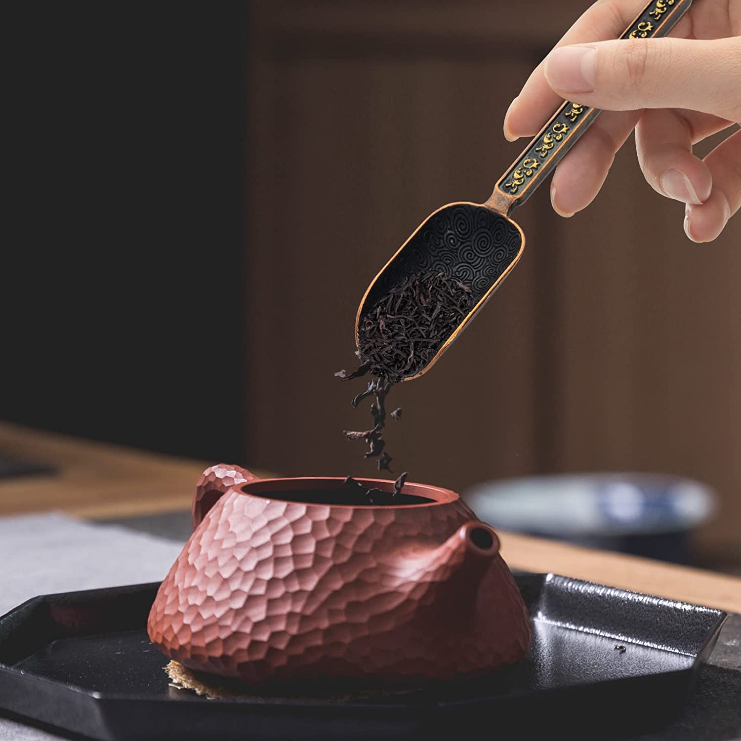 Metal Measuring Shovel Spoon V - Coffee Tea Bean Leaf ulasan dan harga