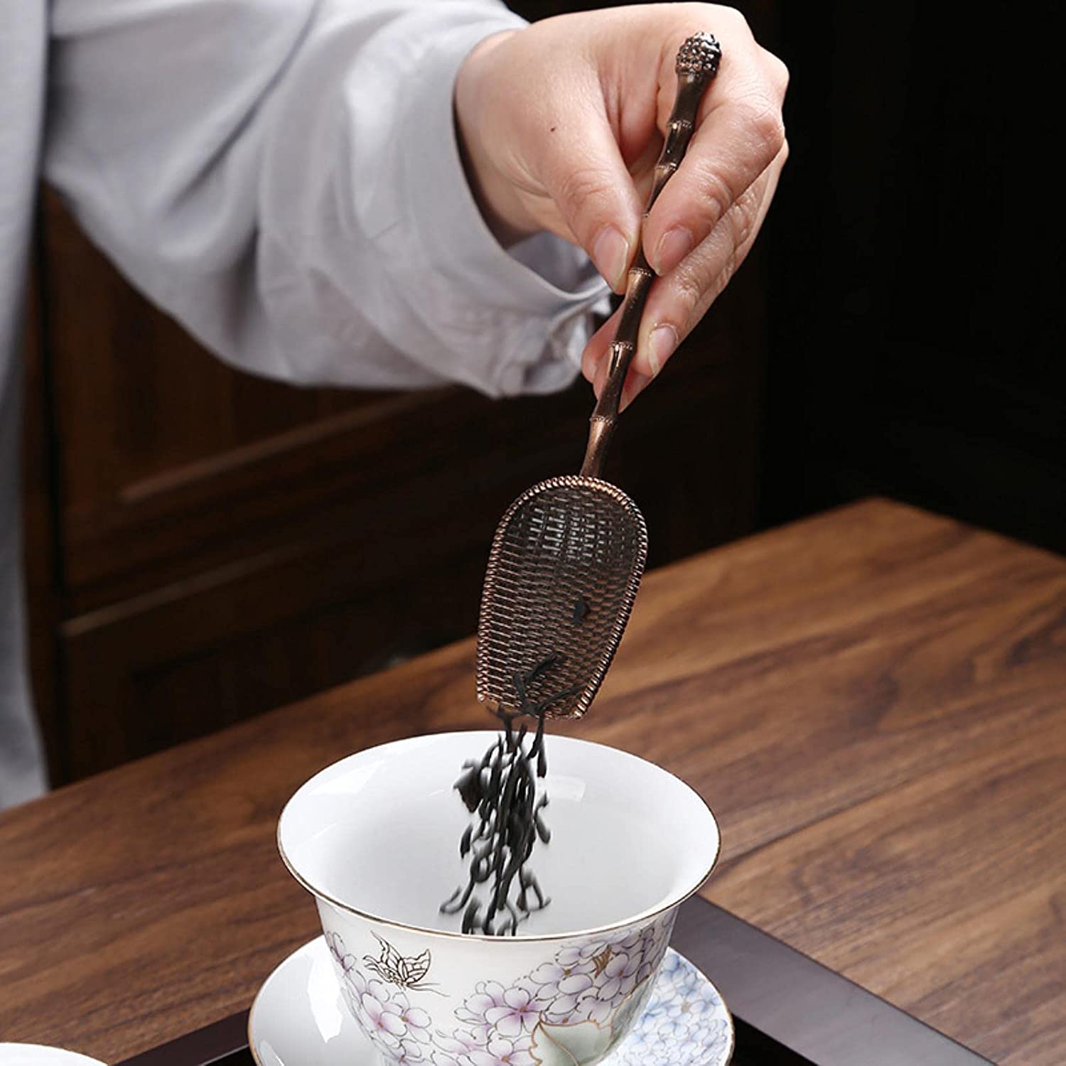 Metal Measuring Shovel Spoon V - Coffee Tea Bean Leaf ulasan dan harga